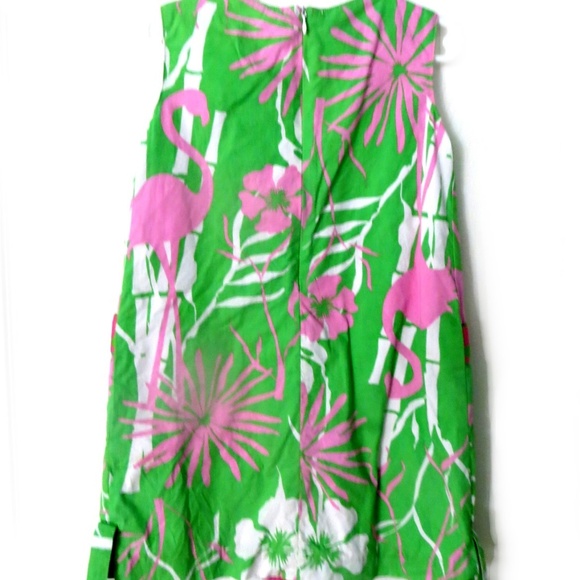 Corky's Kids Summer Dress Sz 4 Green Pink Floral - Picture 2 of 2